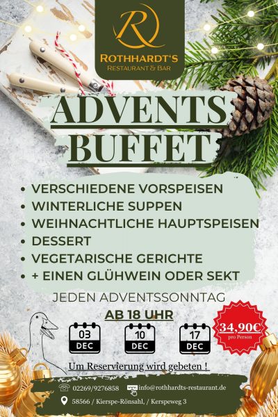 Advents-Buffet